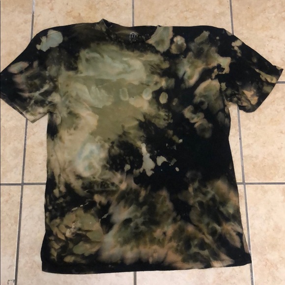 Shirts Custom Bleach Ice Dye Medium Tee Poshmark